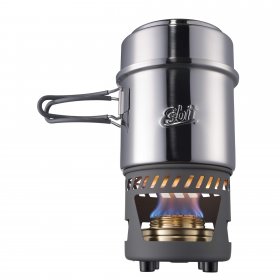 Esbit COOKSET WITH ALCOHOL BURNER, 985ML, STAINLESS STEEL - Spirituskocher