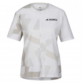 Adidas W MOUNTAIN ALL OVER PRINT TEE Damen - Funktionsshirt