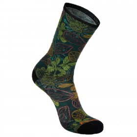 Smartwool BIKE ZERO CUSHION ALOHA FOREST PRINT CRE Unisex - Fahrradsocken