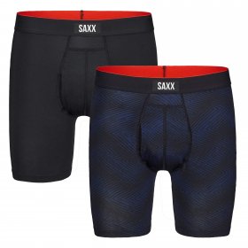 SAXX MULTI-SPORT MESH BOXER BRIEF FLY 2PK Herren - Funktionsunterwäsche