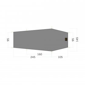 Tatonka FLOOR SHEET LT GARGIA 2 - Zeltplane