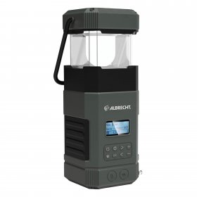 Albrecht DR114 OUTDOOR CAMPING LAMPE NOTFALLRADIO KURBELRADIO - Kurbelradio