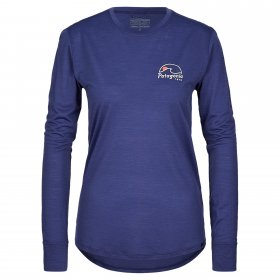 Patagonia W'S L/S CAP COOL MERINO BLEND GRAPHIC SHIRT Damen - Funktionsshirt
