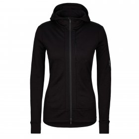 Icebreaker W QUANTUM III LS ZIP HOOD Damen - Wolljacke