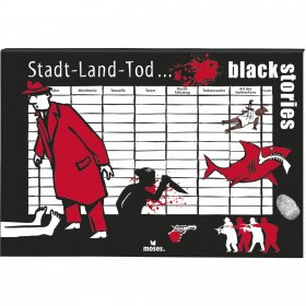 Moses Verlag BLACK STORIES - STADT LAND TOD - Reisespiel