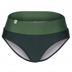 Inaska SOFT WAIST BIKINI BOTTOM FLOW DARK GREEN Damen - Bikini