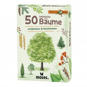 Moses Verlag EXPEDITION NATUR 50 HEIMISCHE BÄUME - Reisespiel