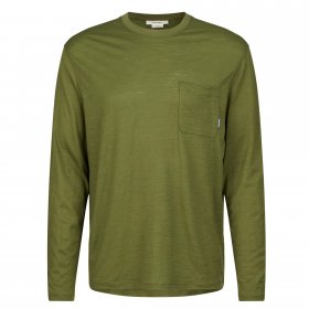 Icebreaker M MERINO TECH LITE III LS RELAXED POCKET TE Herren - Langarmshirt