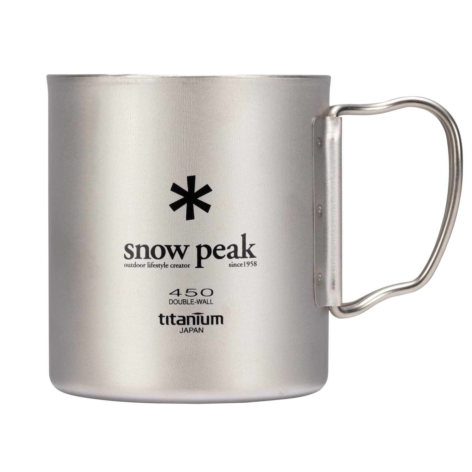 Snow Peak TITANIUM DOUBLE WALL 450 MUG - Thermobecher