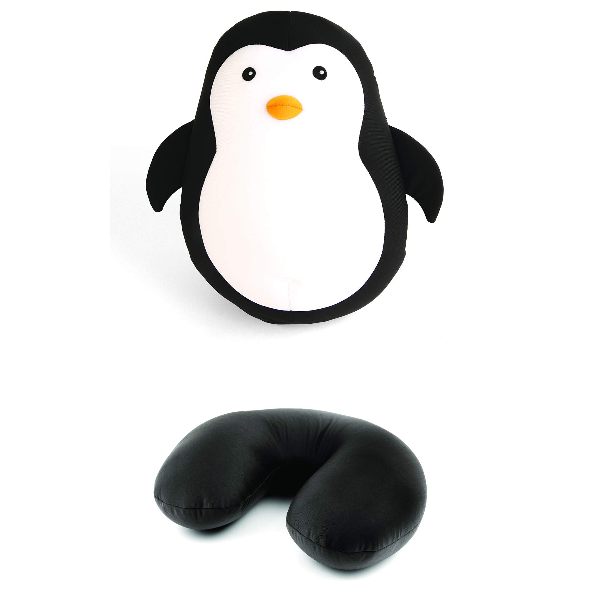 Kikkerland ZIP & FLIP PENGUIN HEAD REST - Nackenkissen