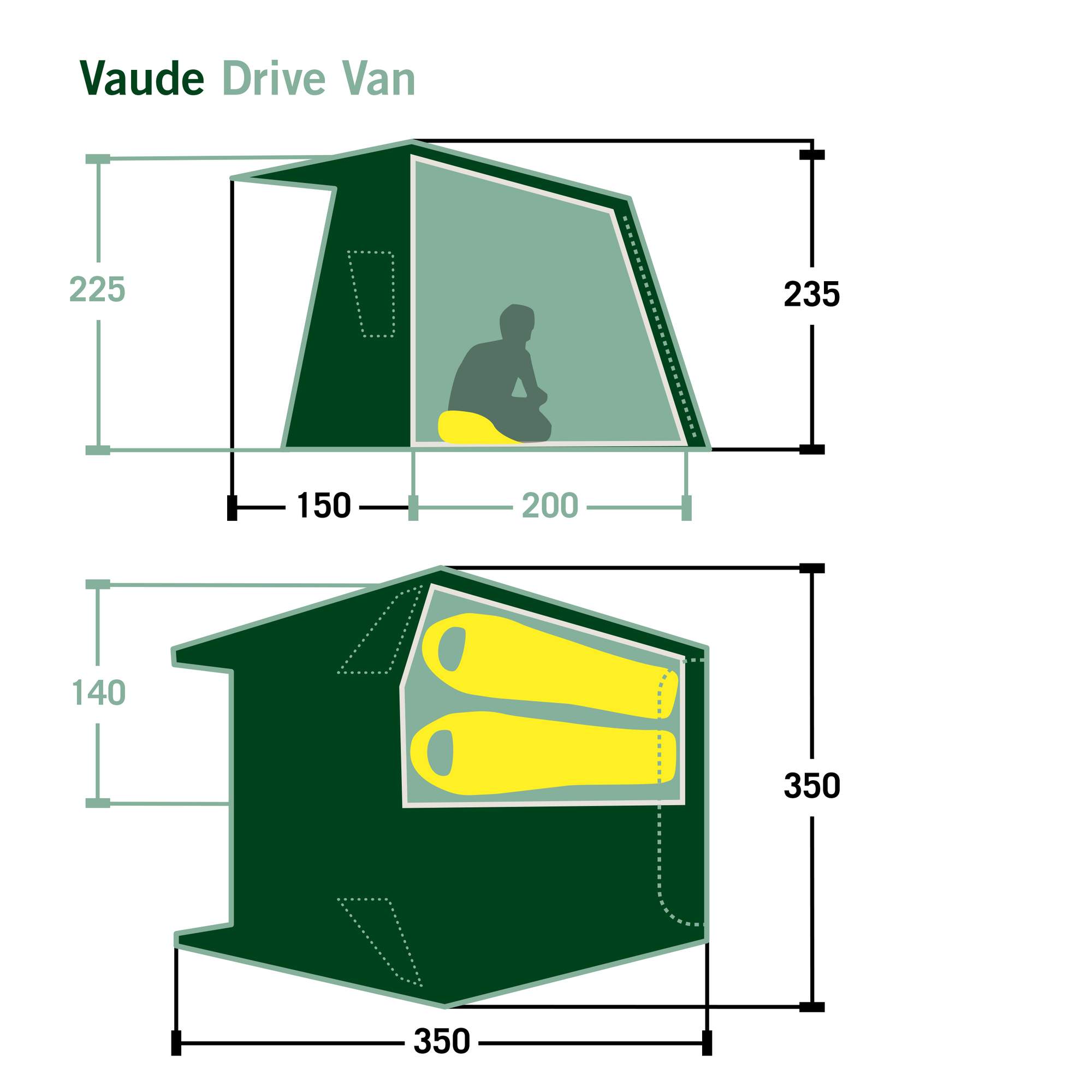 Vaude DRIVE VAN - Busvorzelt