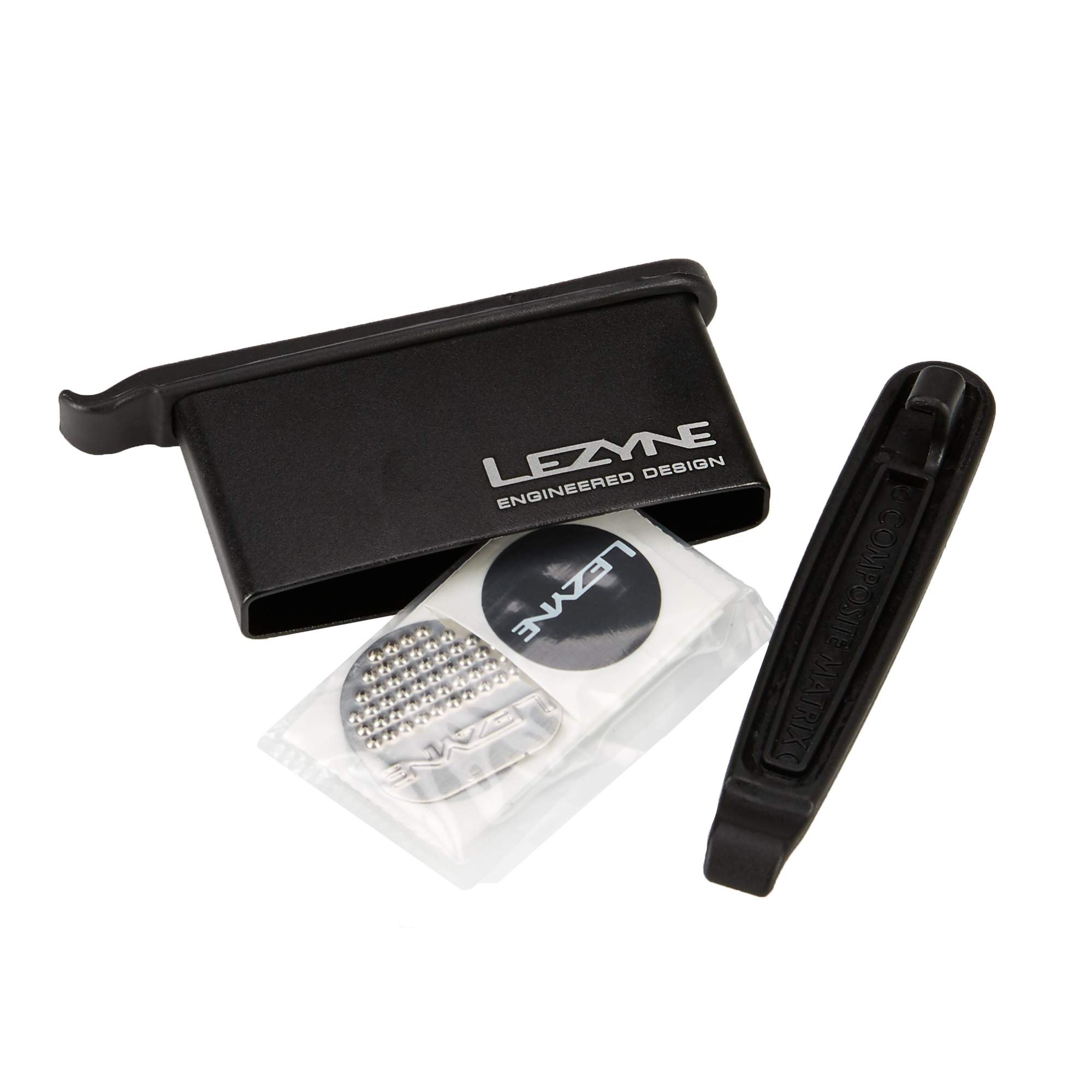 Lezyne REPARATURSET LEVER, ALU.INKL. 2 REIFENHEBER, 6 SCHLAUCHFLICK - Flicken