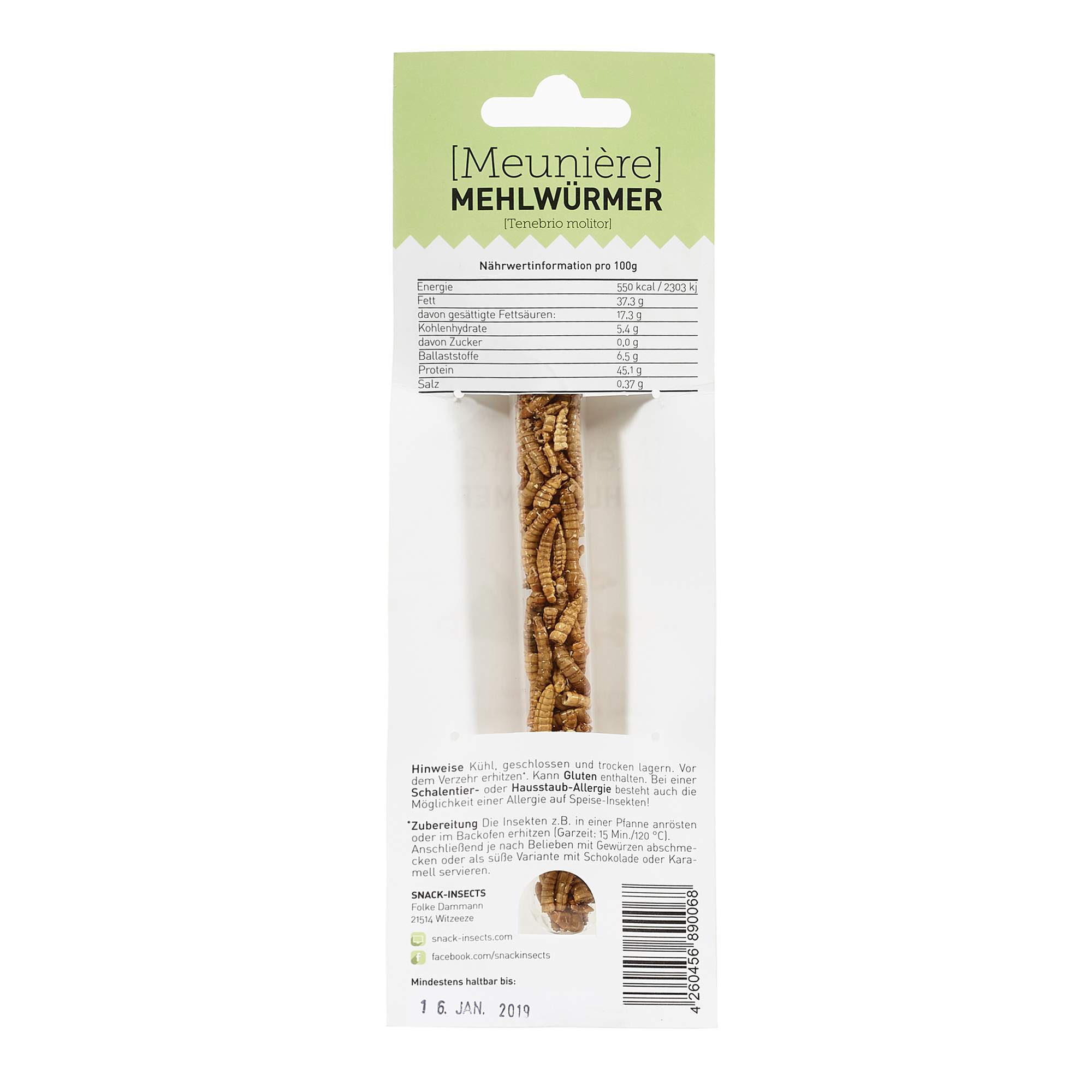 Snack-Insects MEUNIERE