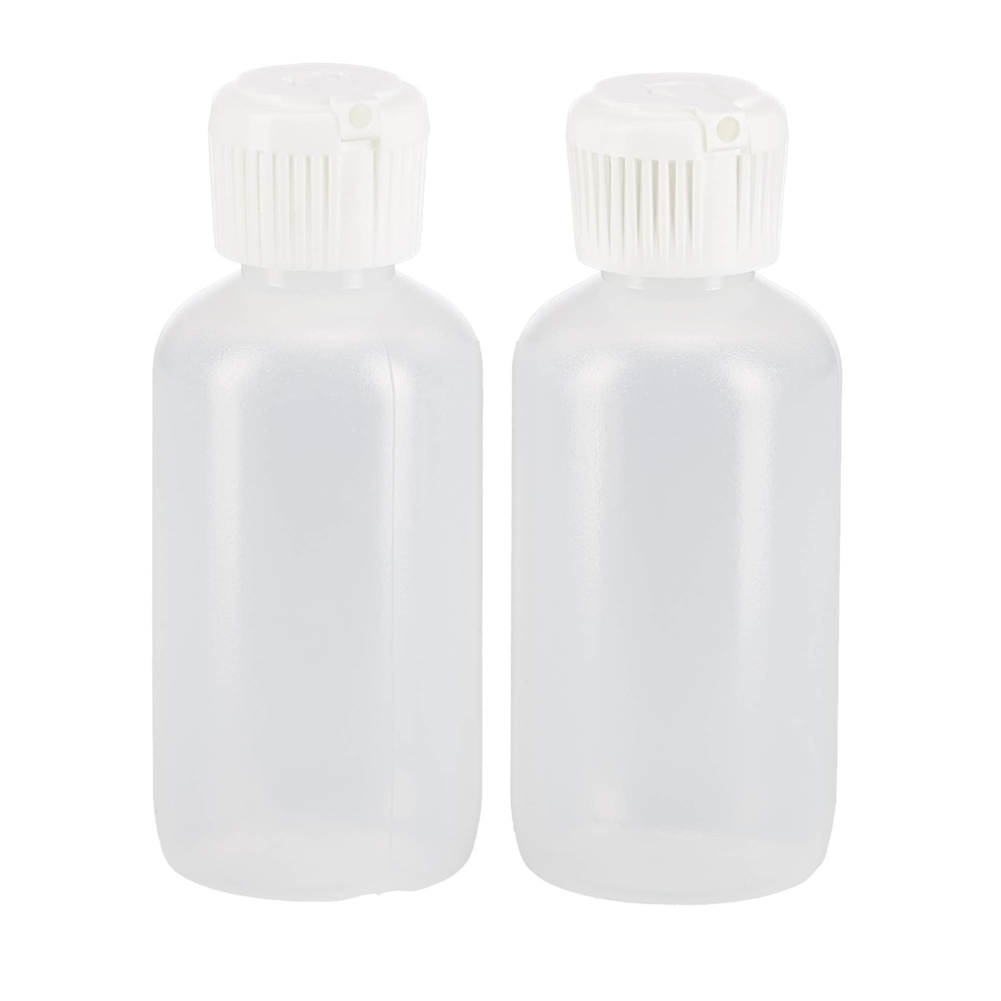 Basic Nature FLÄSCHCHEN MIT KLAPPAUSGIESSER 50 ML (2 STÜCK) Basic Nature FLÄSCHCHEN MIT KLAPPAUSGIESSER 50 ML (2 STÜCK)