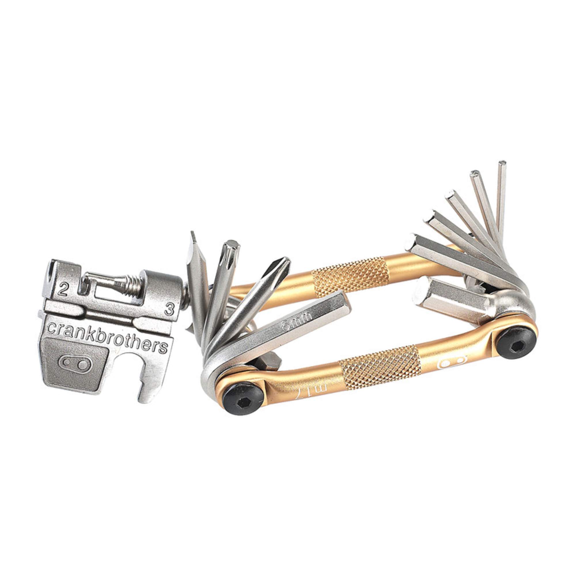 Crankbrothers MULTI-17 MULTITOOL, GOLD - Fahrradwerkzeug Crankbrothers MULTI-17 MULTITOOL, GOLD - Fahrradwerkzeug