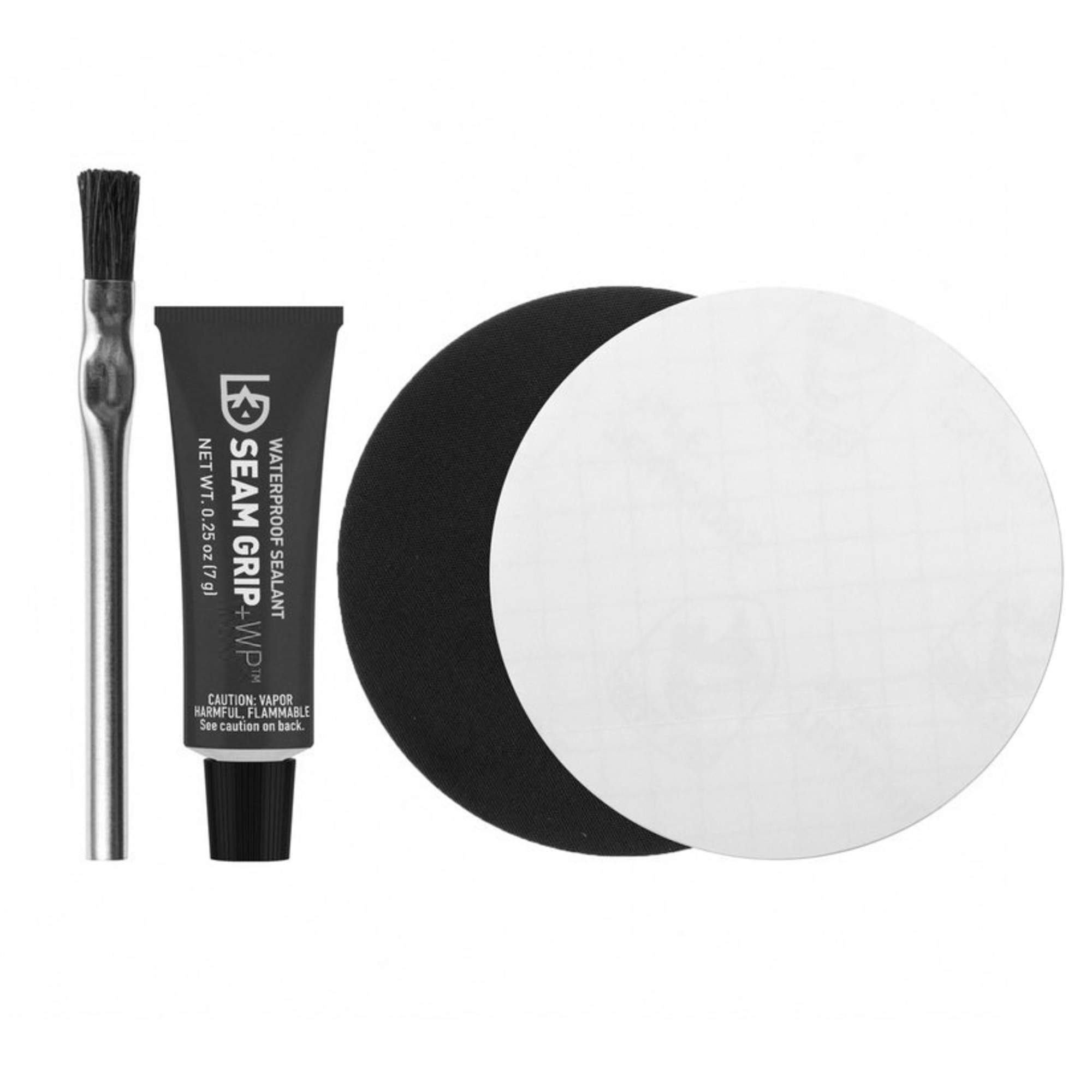 Gear Aid SEAM GRIP +WP FIELD REPAIR KIT7 G SEAM GRIP & 2 FLICKEN - Zeltzubehör Gear Aid SEAM GRIP +WP FIELD REPAIR KIT7 G SEAM GRIP & 2 FLICKEN - Zeltzubehör