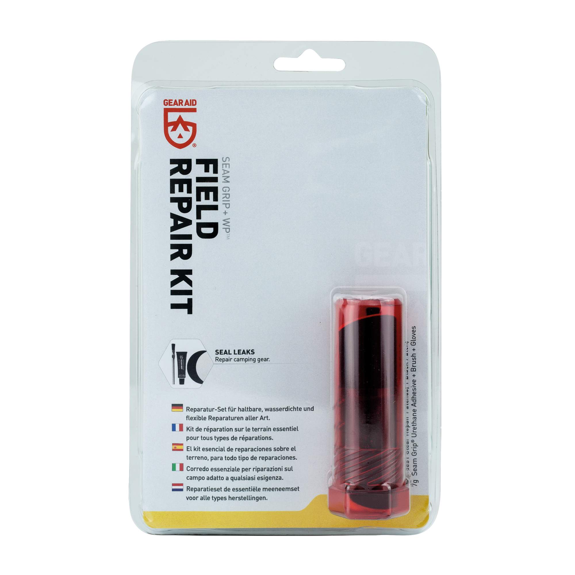 Gear Aid SEAM GRIP +WP FIELD REPAIR KIT7 G SEAM GRIP & 2 FLICKEN - Zeltzubehör Gear Aid SEAM GRIP +WP FIELD REPAIR KIT7 G SEAM GRIP & 2 FLICKEN - Zeltzubehör