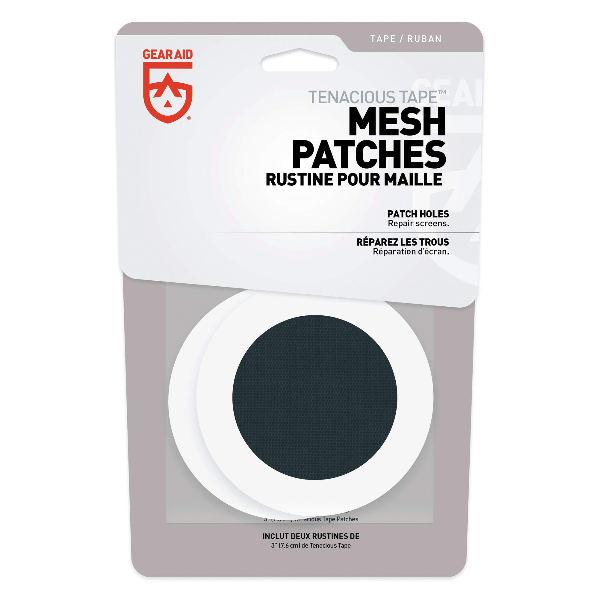 Gear Aid TENACIOUS TAPE MÜCKENNETZ REPARATUR, 2 FLICKEN - Reparaturbedarf Gear Aid TENACIOUS TAPE MÜCKENNETZ REPARATUR, 2 FLICKEN - Reparaturbedarf