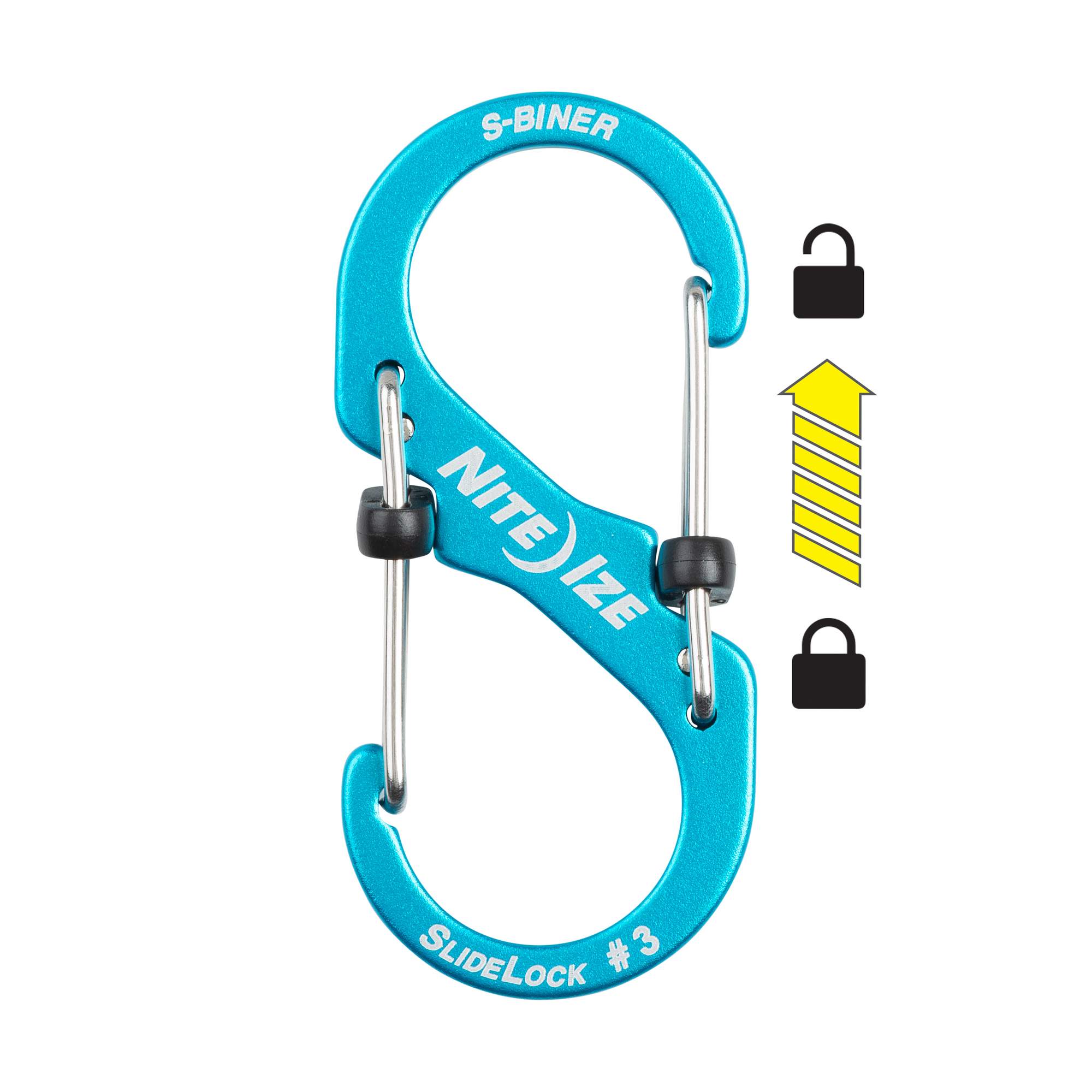 Nite Ize S-BINER SLIDELOCK ALUMINUM - Karabiner