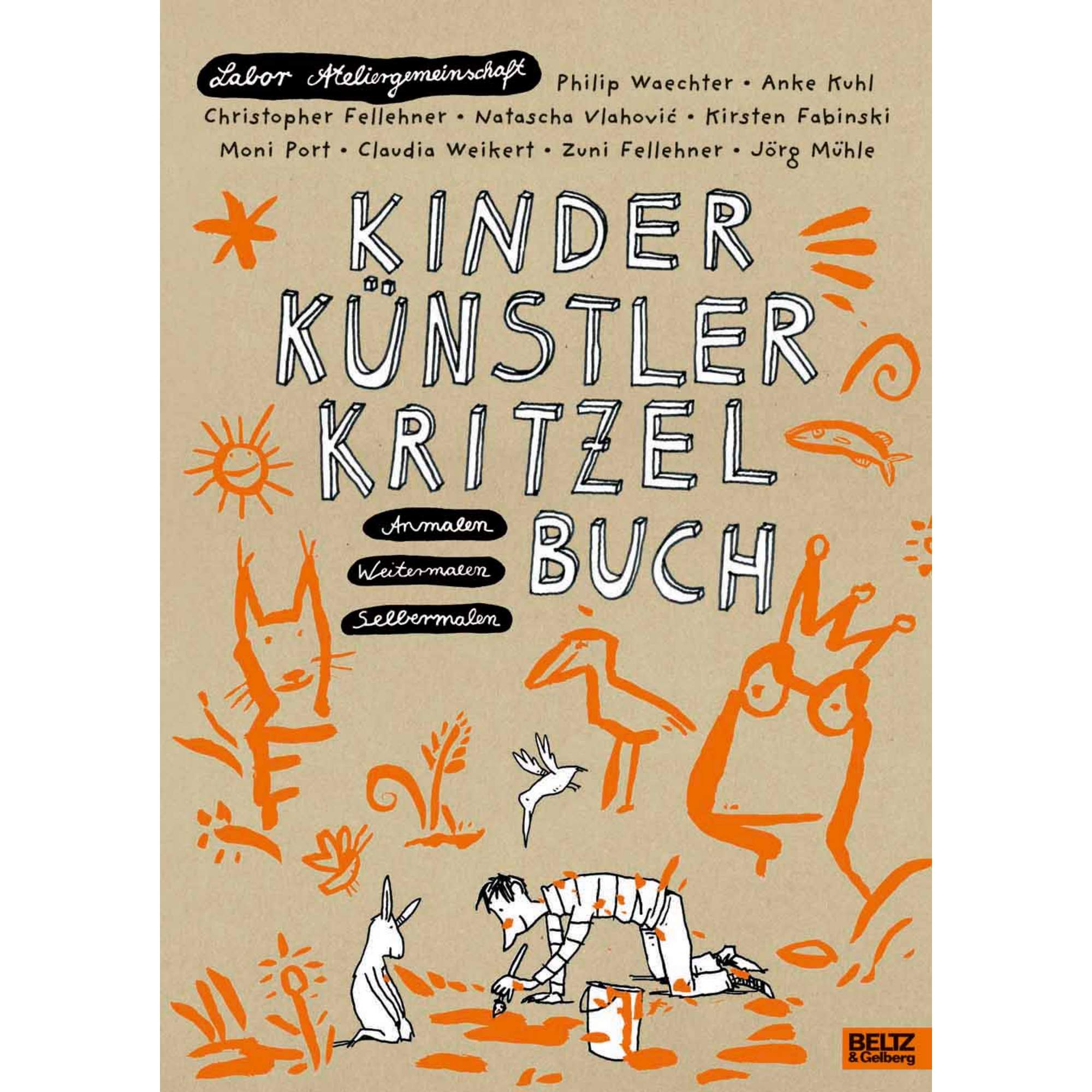 KINDER KÜNSTLER KRITZELBUCH - Kinderbuch