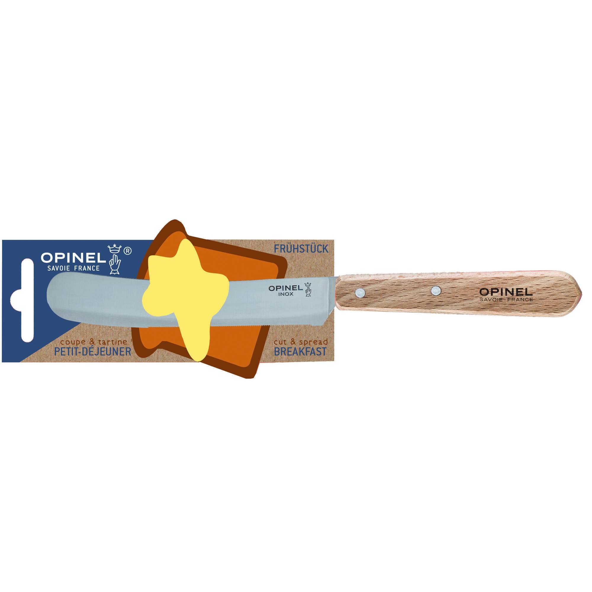 Opinel FRÜHSTÜCKSMESSER - Feststehendes Messer Opinel FRÜHSTÜCKSMESSER - Feststehendes Messer