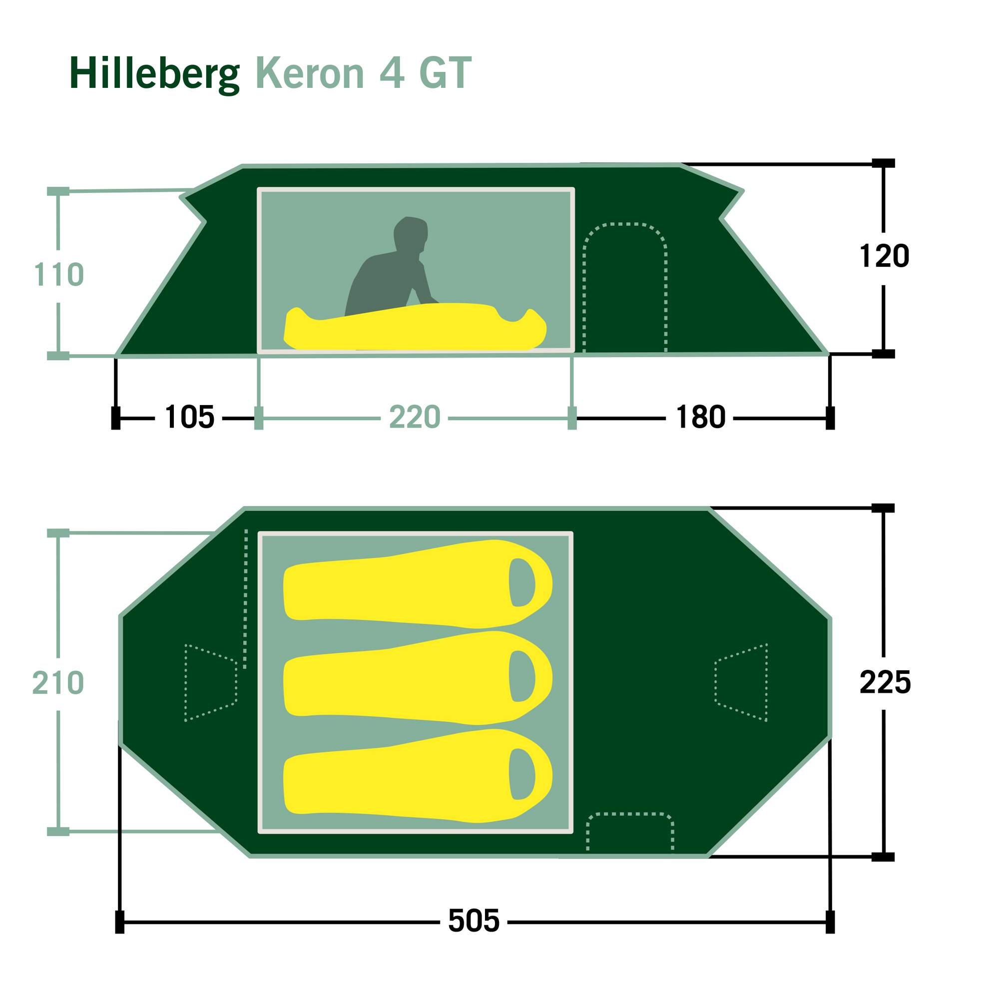 Hilleberg KERON 4 GT - Tunnelzelt