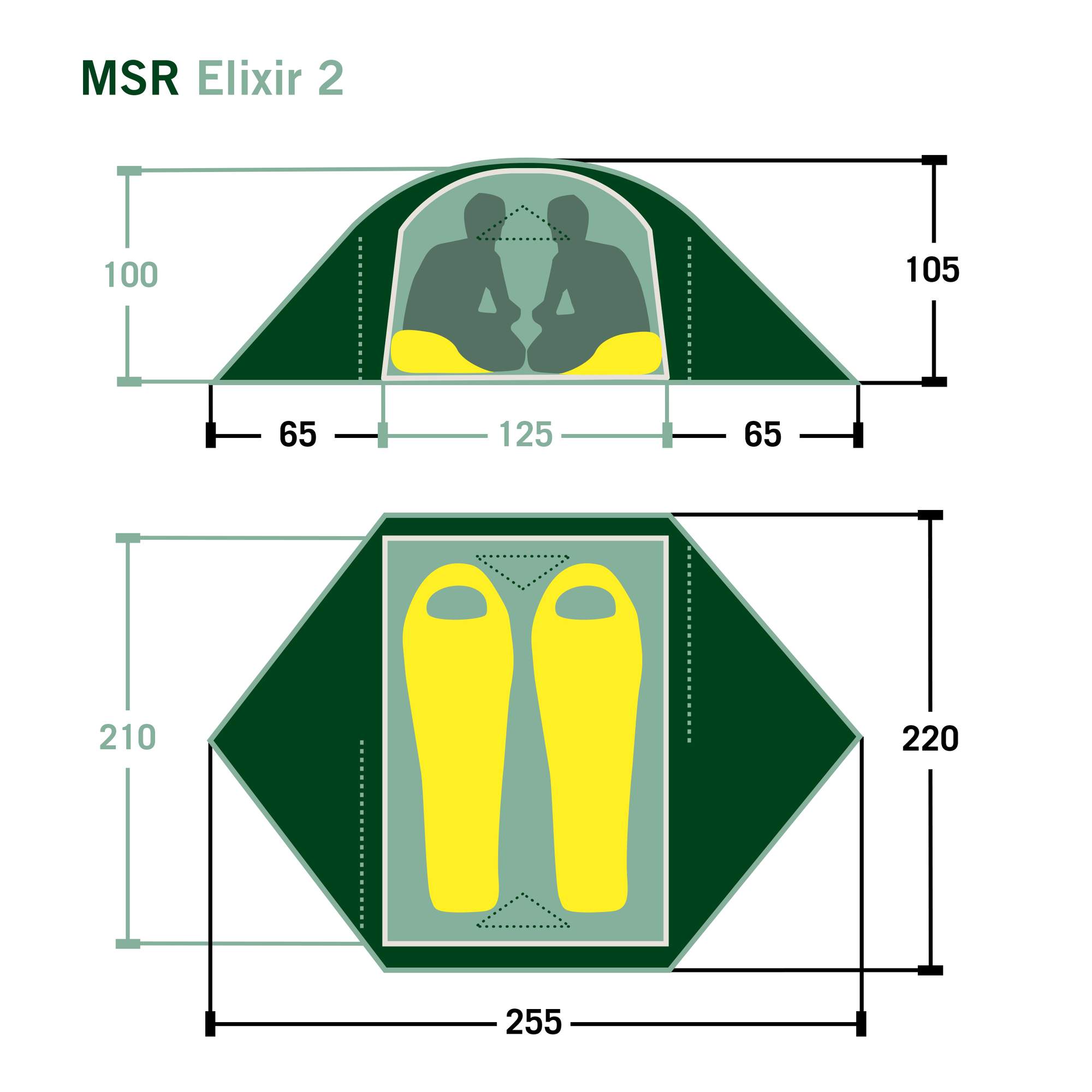 MSR ELIXIR 2 - Kuppelzelt