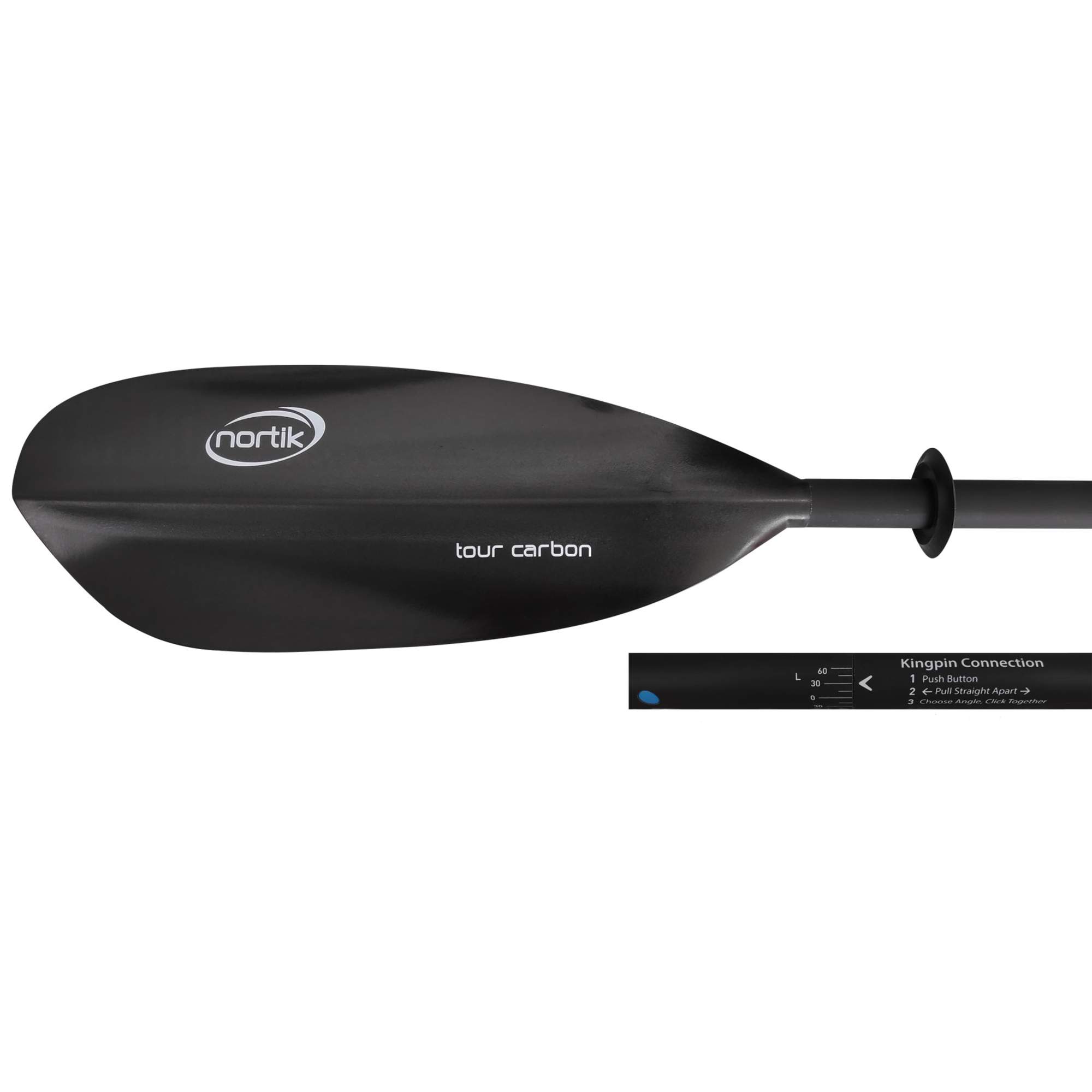 Nortik TOUR CARBON 2-PIECE | KING-PIN - Doppelpaddel