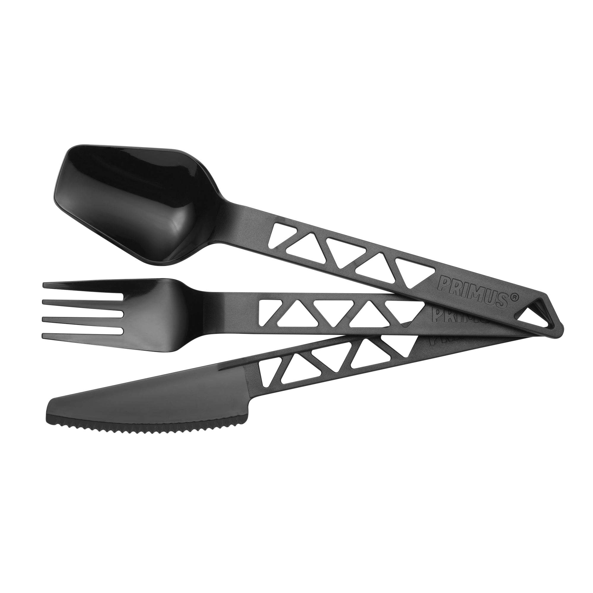 Primus LIGHTWEIGHT TRAILCUTLERY BLACK - Campingbesteck