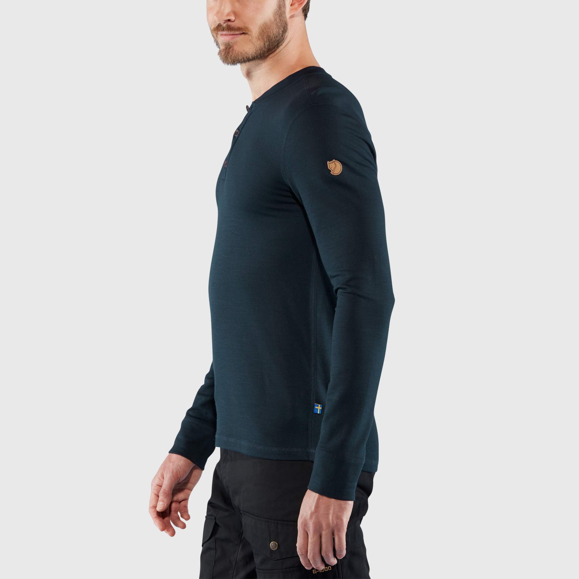 Fjällräven SINGI MERINO HENLEY M Herren - Funktionsshirt