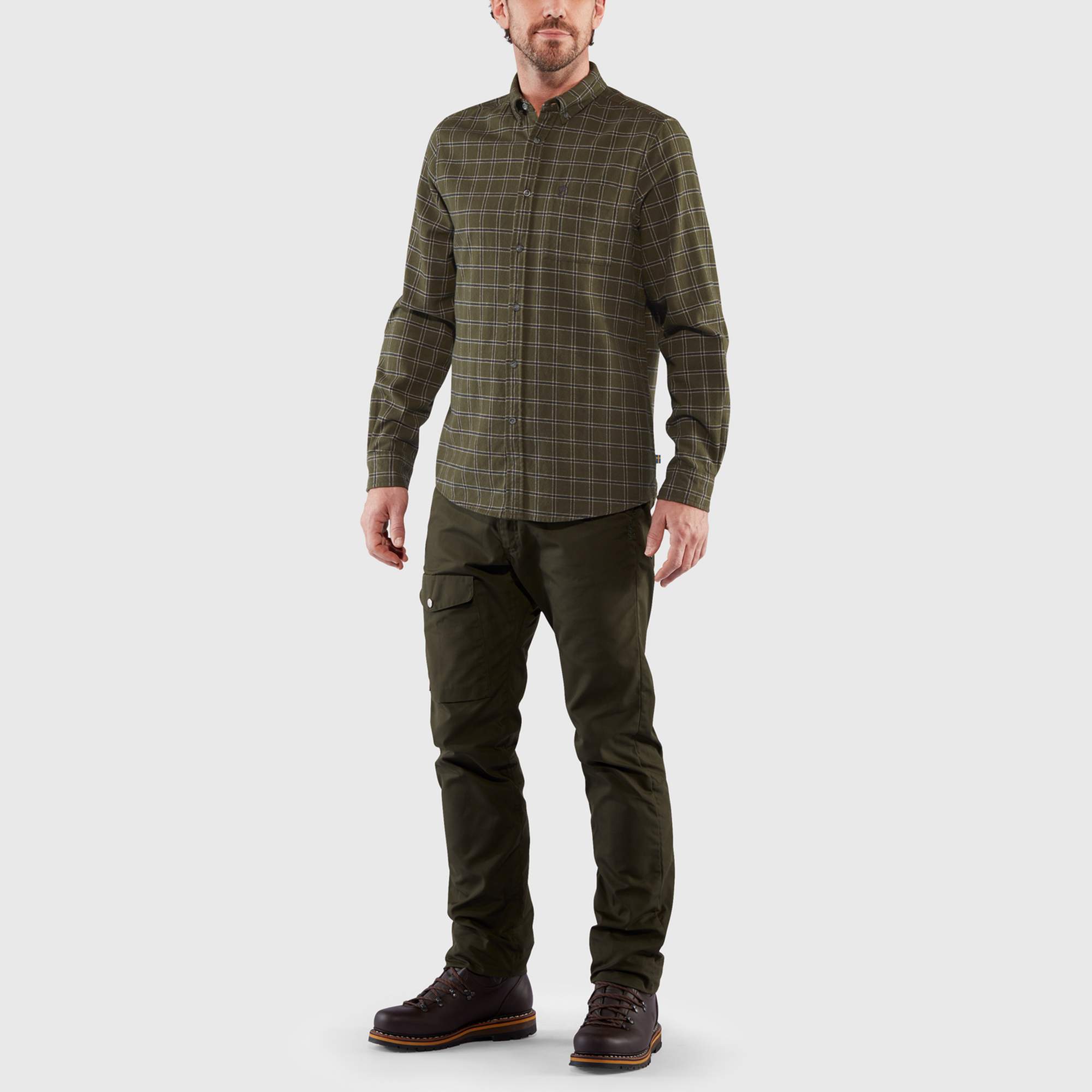 Fjällräven ÖVIK FLANNEL SHIRT M Herren - Flanellhemd