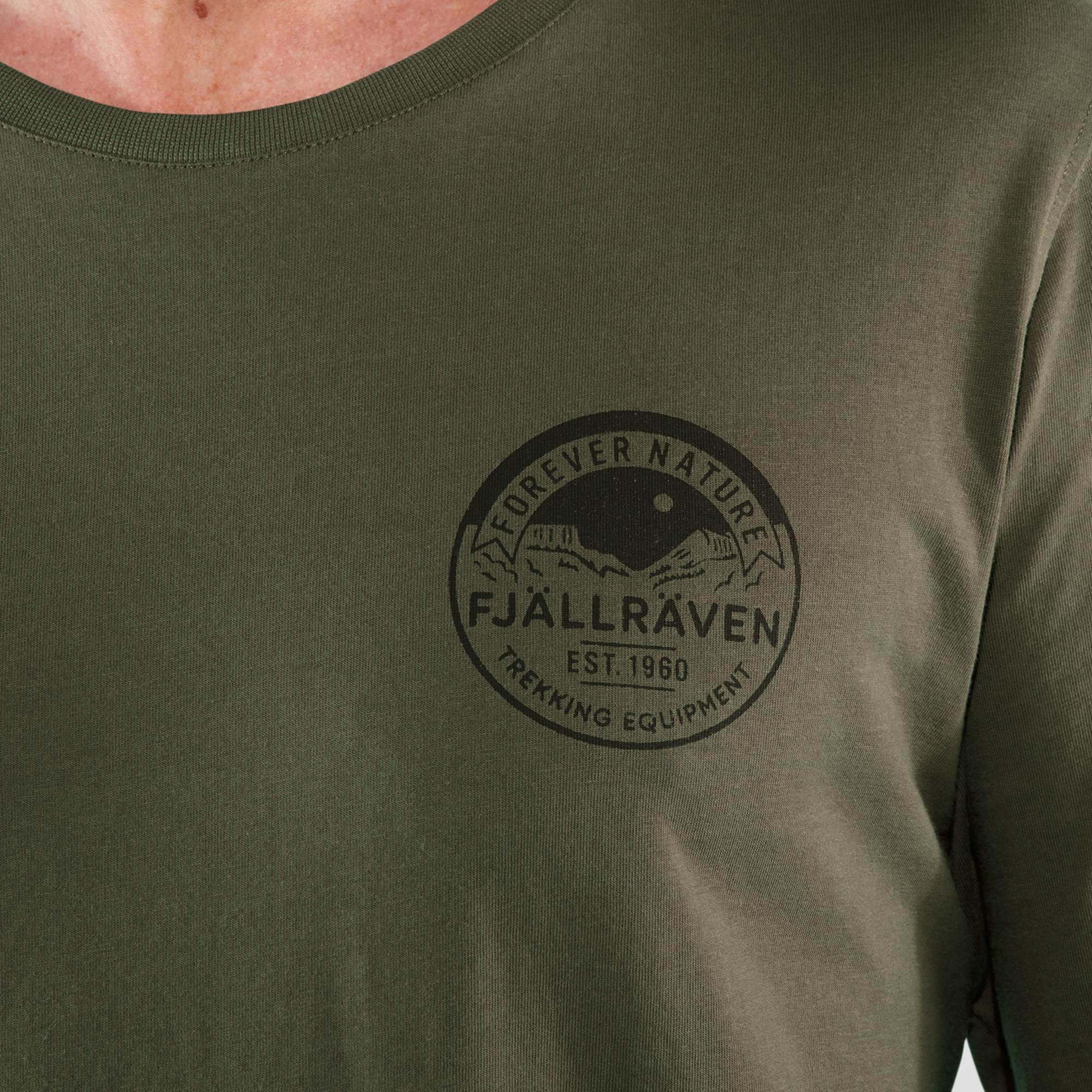 Fjällräven FOREVER NATURE BADGE LS M Herren - Langarmshirt