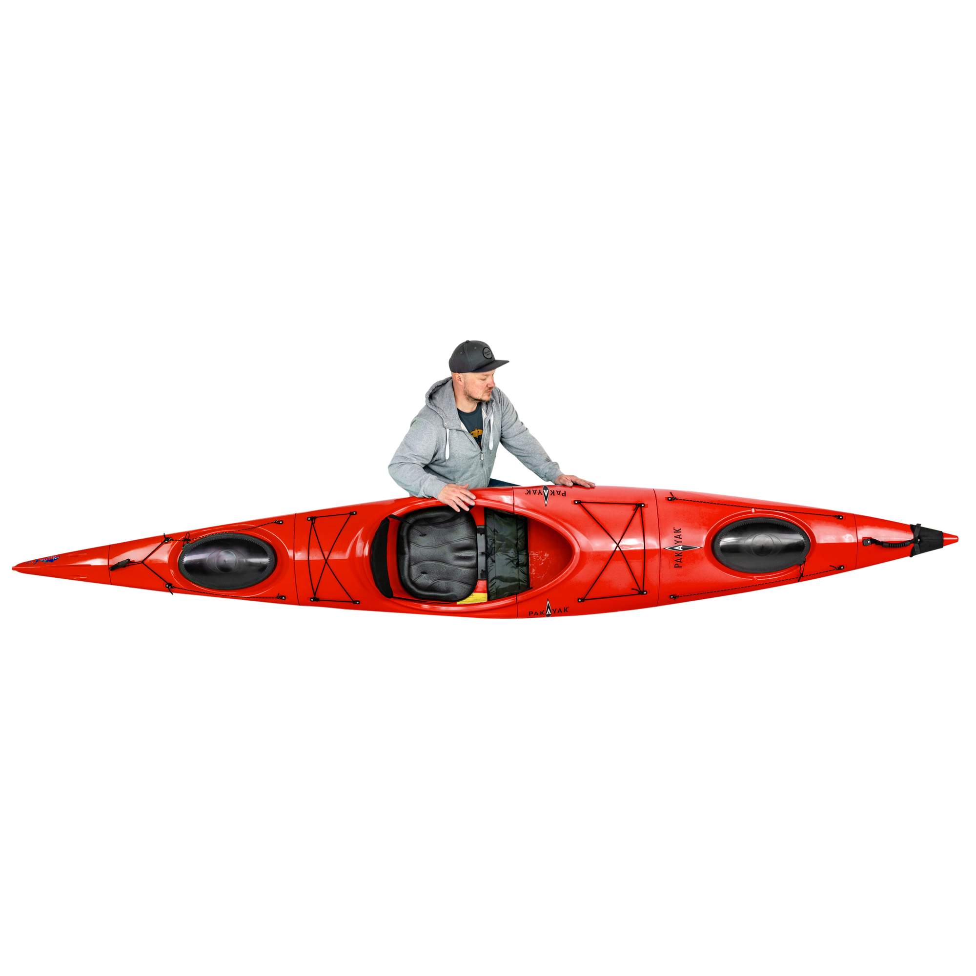Pakayak PAKAYAK BLUEFIN 142 CHILI (RED) - Kajak