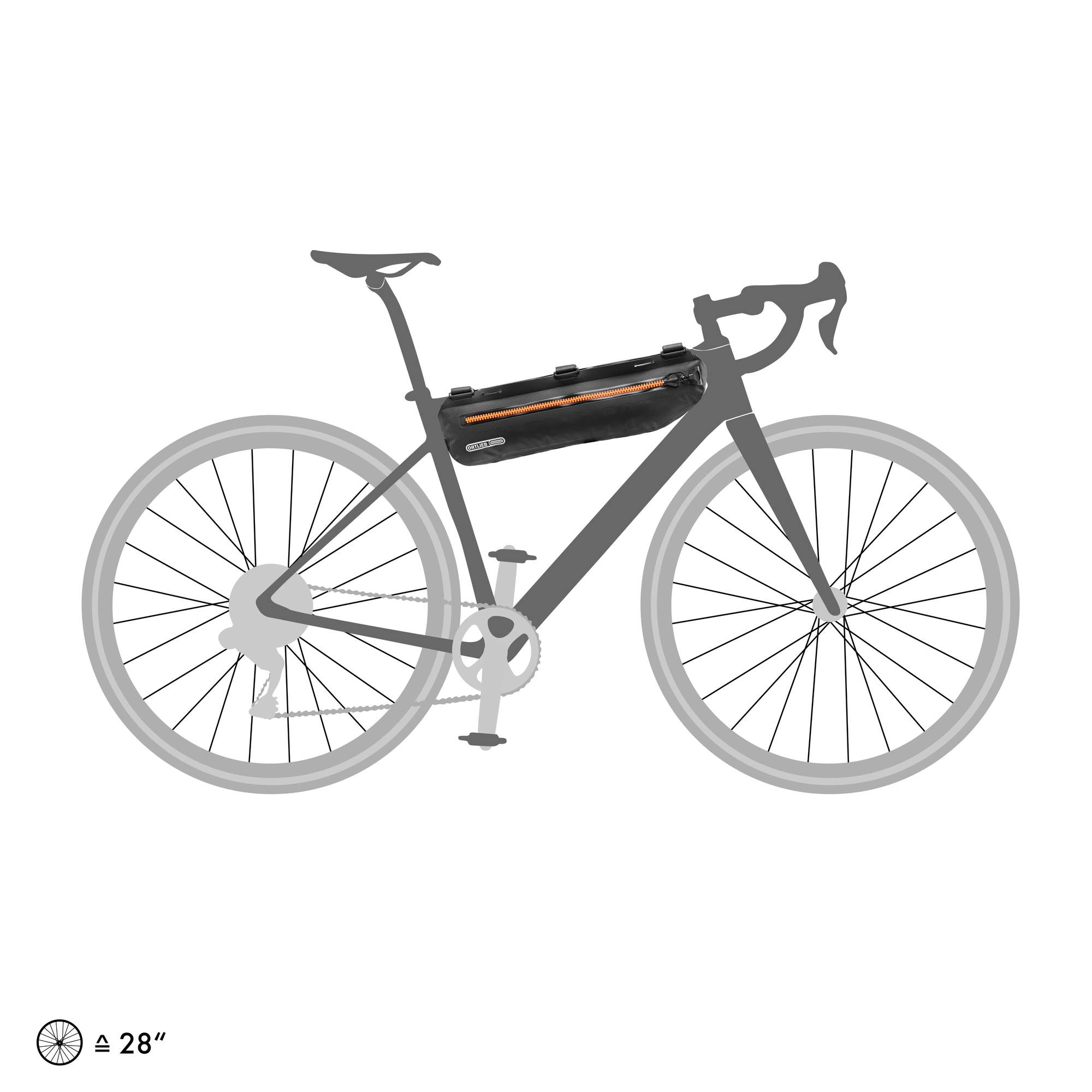 Ortlieb FRAME-PACK TOPTUBE 4L - Rahmentasche