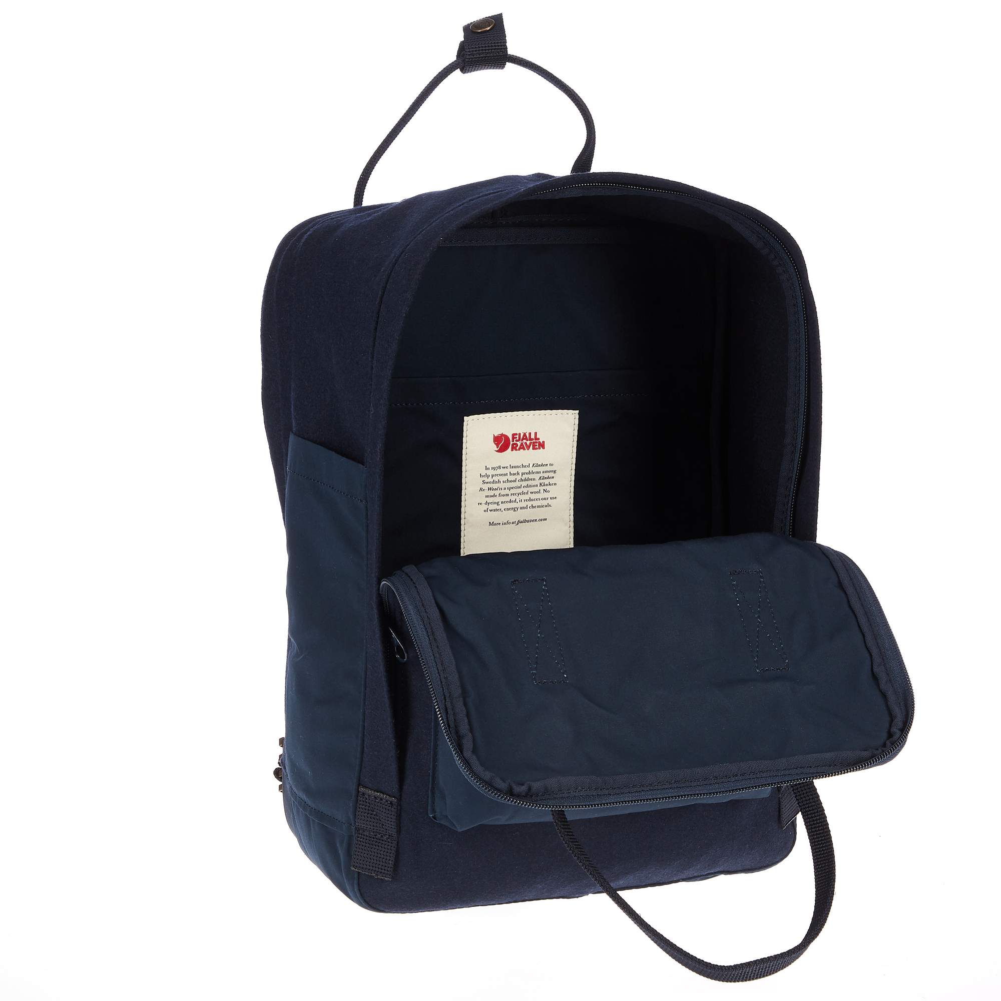 Fjällräven KÅNKEN RE-WOOL LAPTOP 15\' Unisex - Laptoprucksack