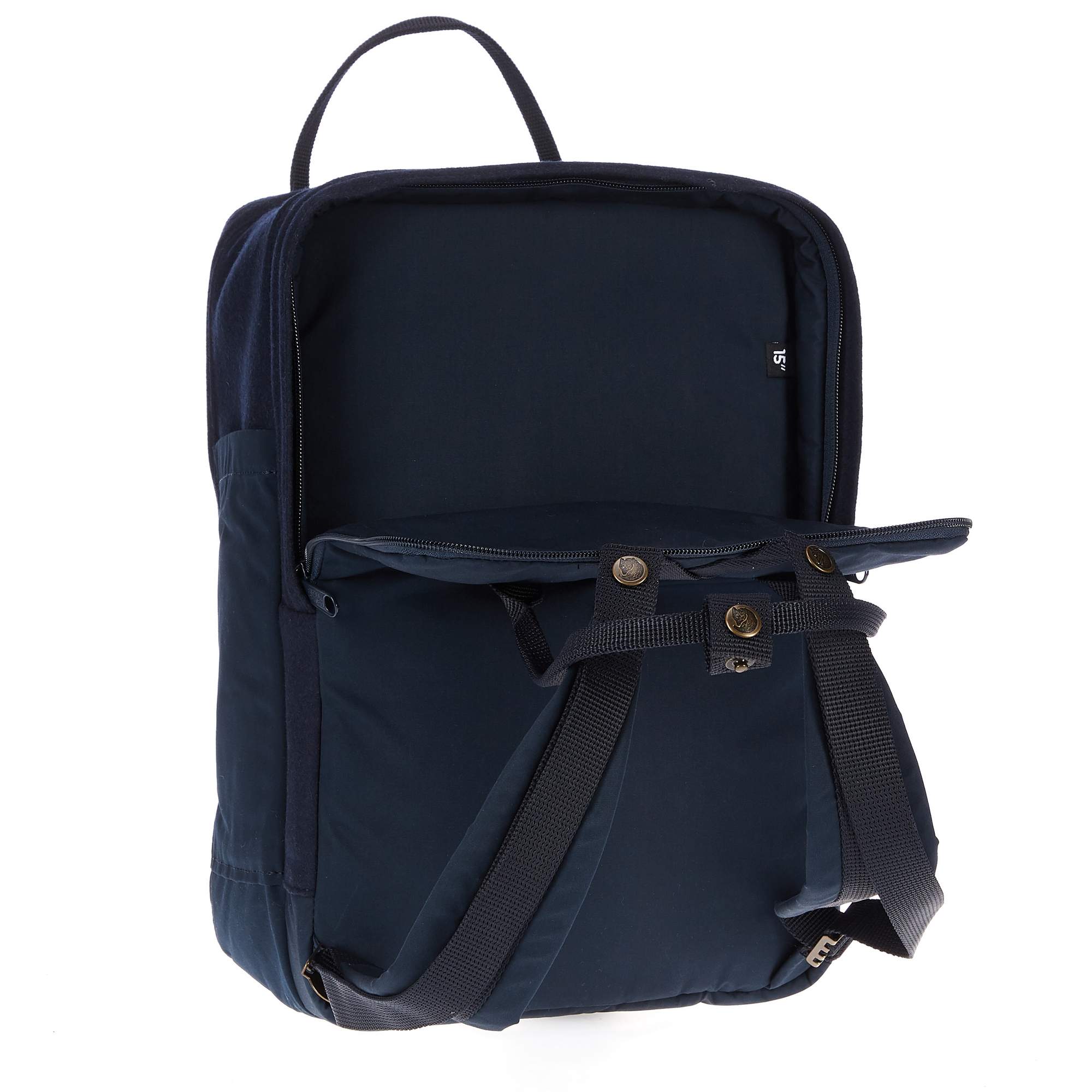 Fjällräven KÅNKEN RE-WOOL LAPTOP 15\' Unisex - Laptoprucksack
