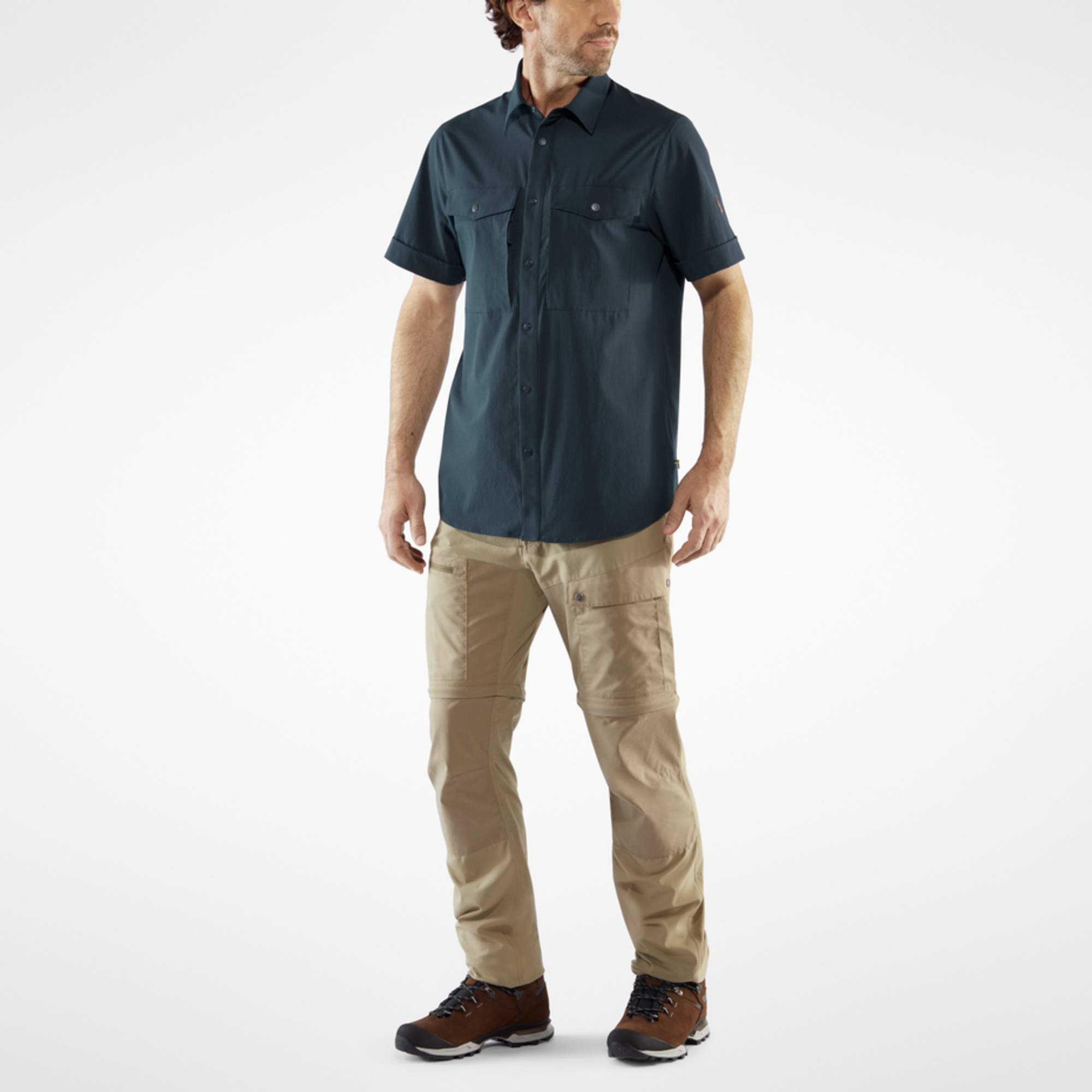 Fjällräven ABISKO TREKKING SHIRT SS M Herren - Outdoor Hemd