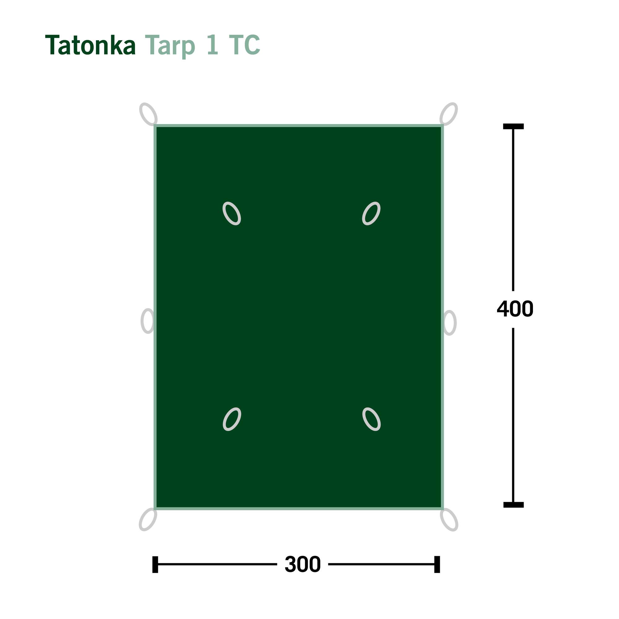 Tatonka TARP 1 TC - Tarp Tatonka TARP 1 TC - Tarp