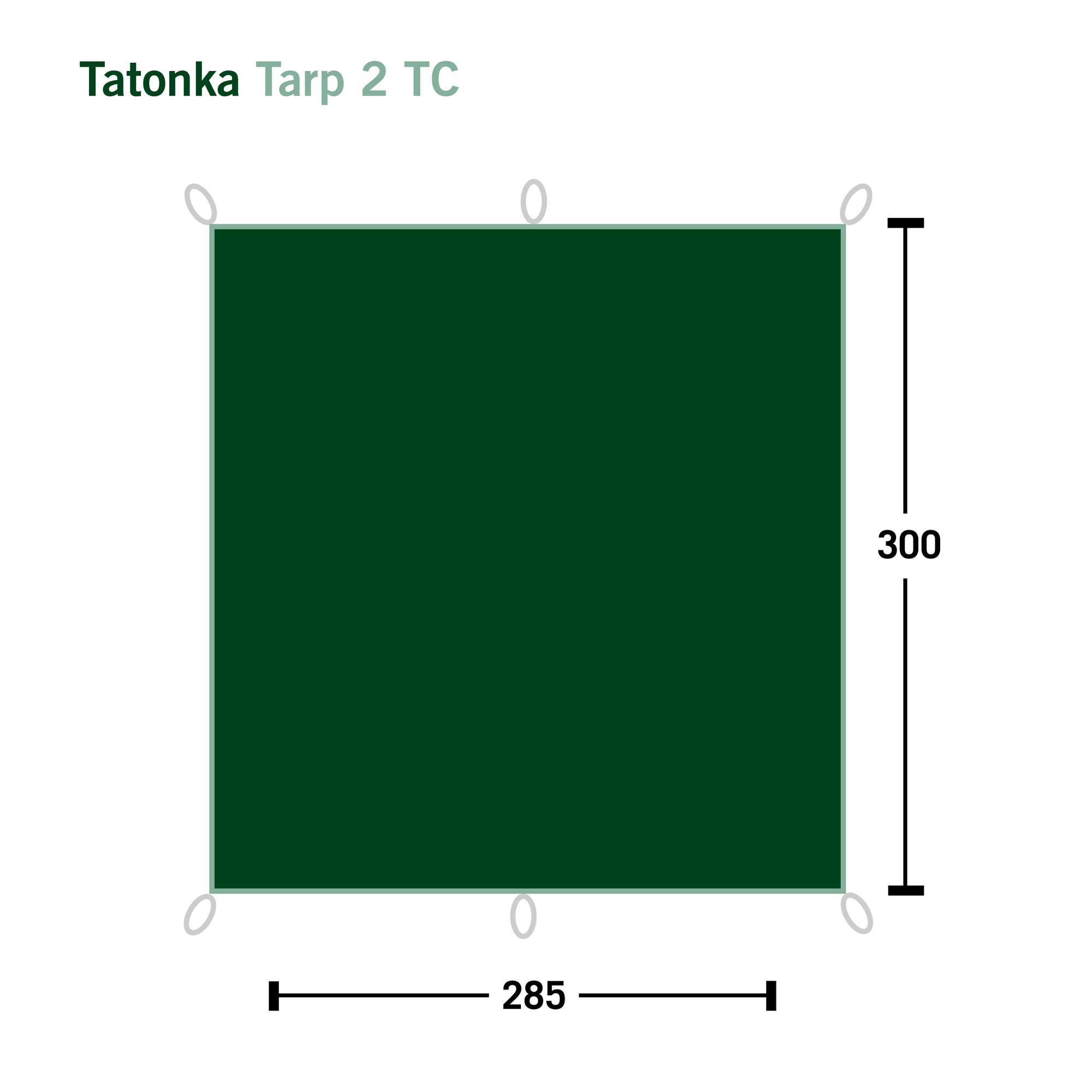 Tatonka TARP 2 TC - Tarp Tatonka TARP 2 TC - Tarp