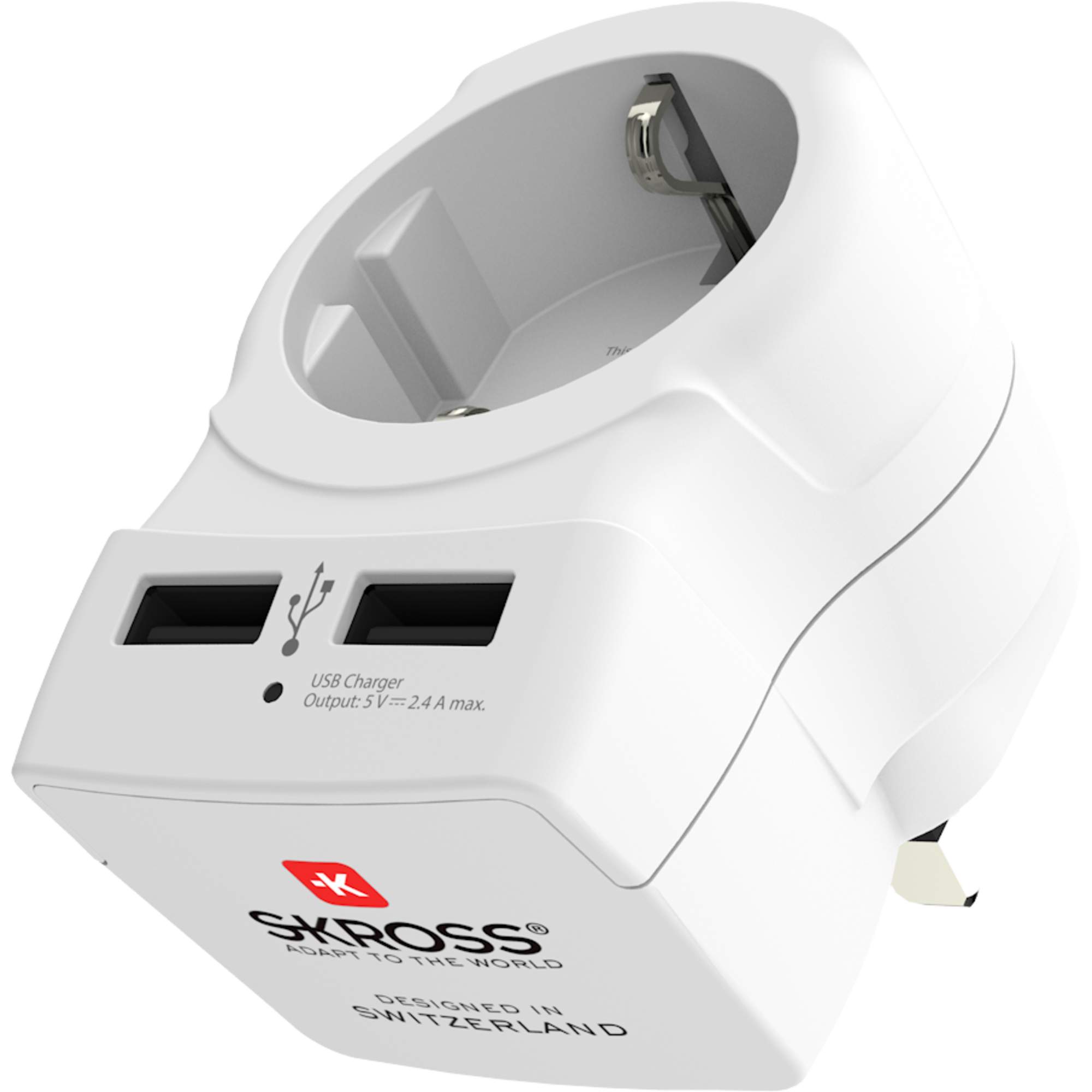 SKROSS EUROPE TO UK USB - Reisestecker