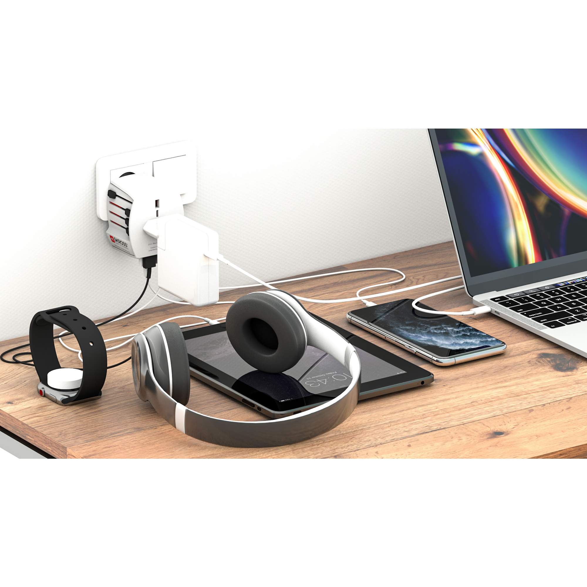 SKROSS MUV USB (4XA) - Reisestecker