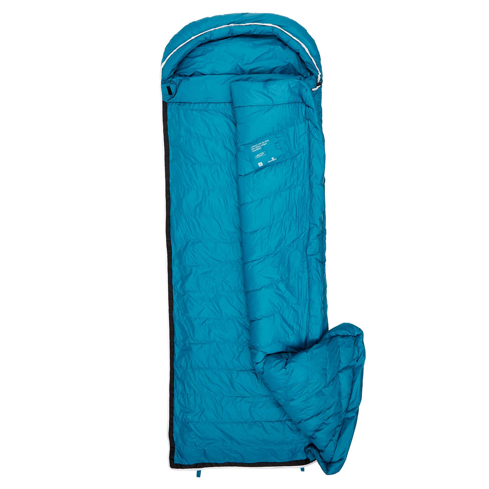 Grüezi bag BIOPOD DOWNWOOL SUBZERO COMFORT LINKS Unisex - Daunenschlafsack