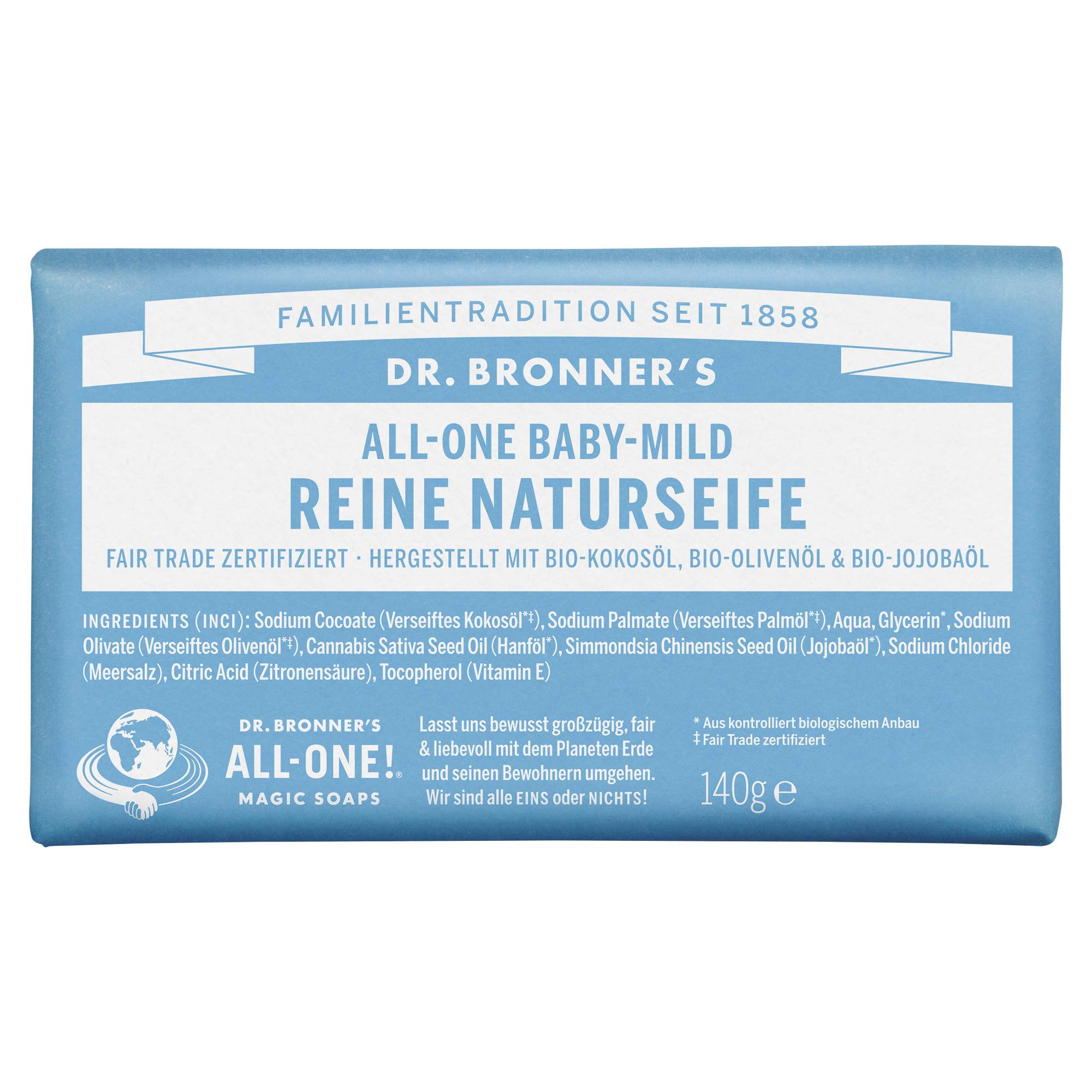 DR. BRONNER\'S REINE NATURSEIFE (STÜCKSEIFE) - Outdoor Seife DR. BRONNER\'S REINE NATURSEIFE (STÜCKSEIFE) - Outdoor Seife