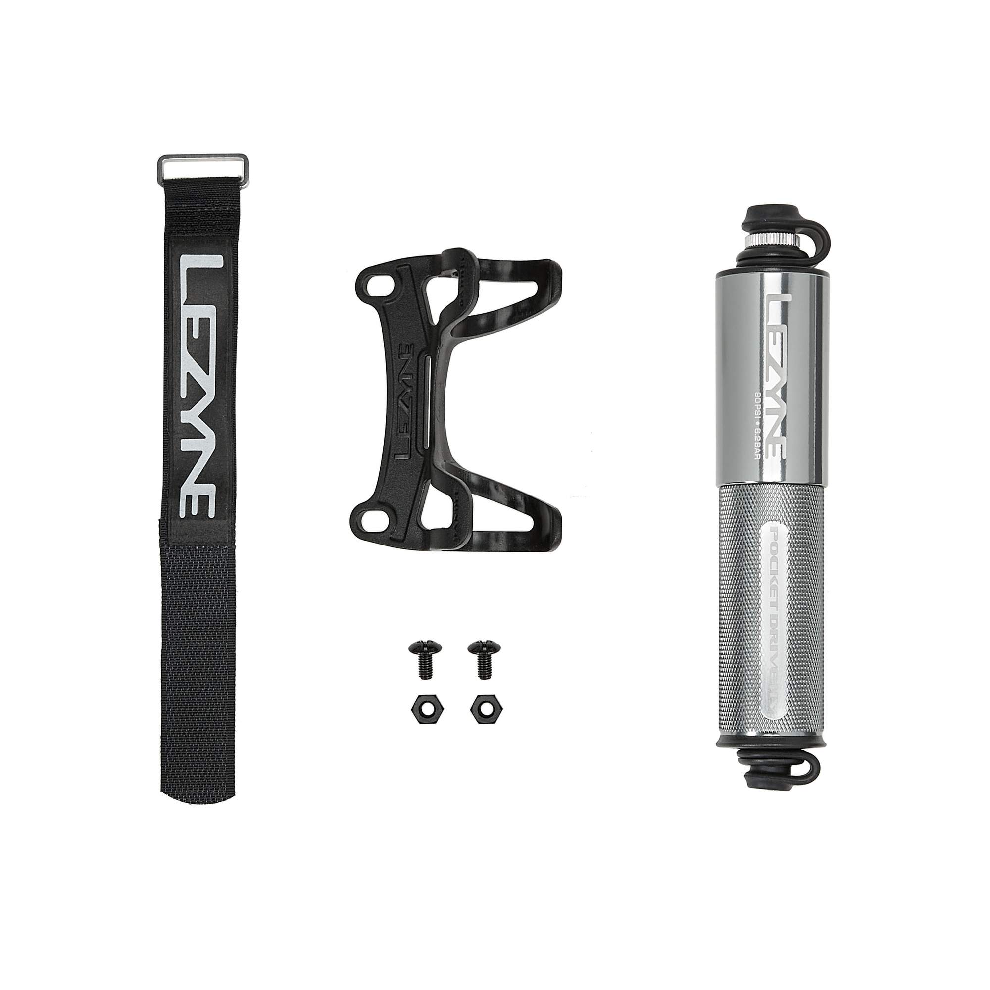 Lezyne MINIPUMPE CNC POCKET DRIVE HV 90PSI - Luftpumpe