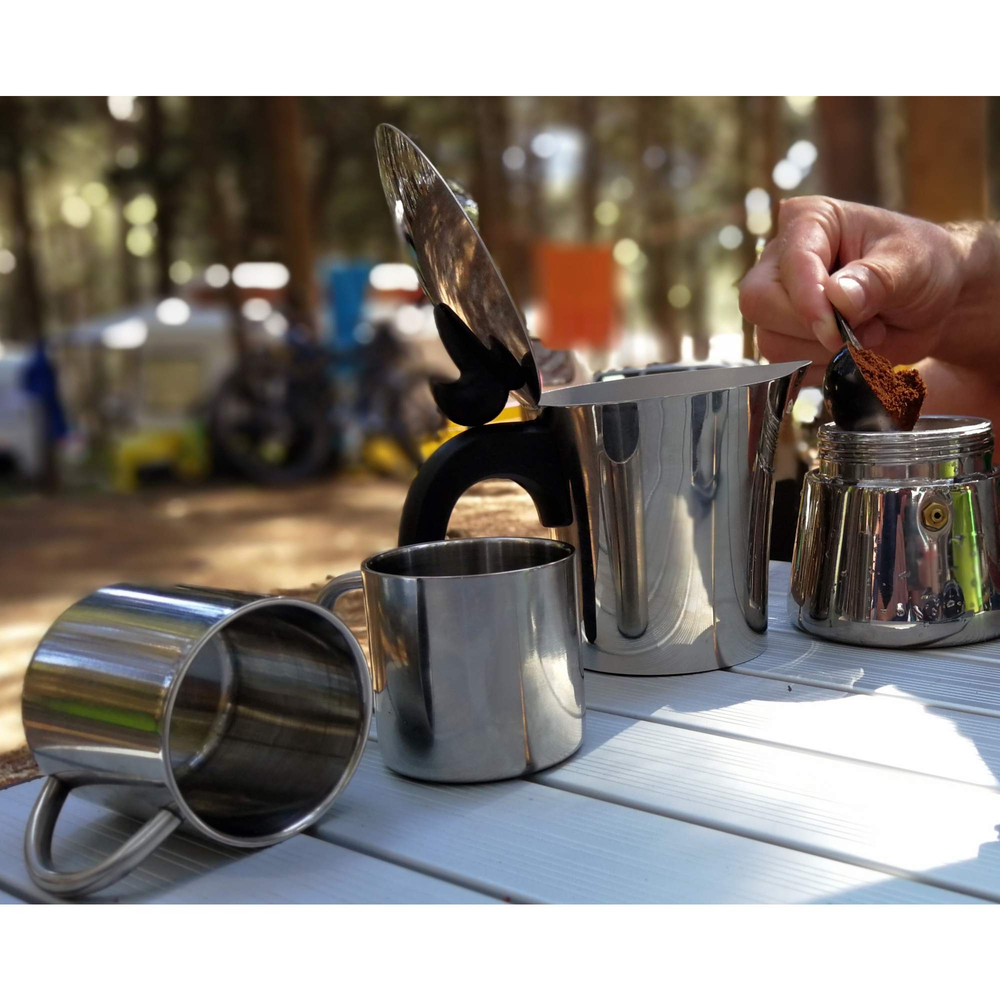 Basic Nature ESPRESSO MAKER EDELSTAHL - Kaffeepresse