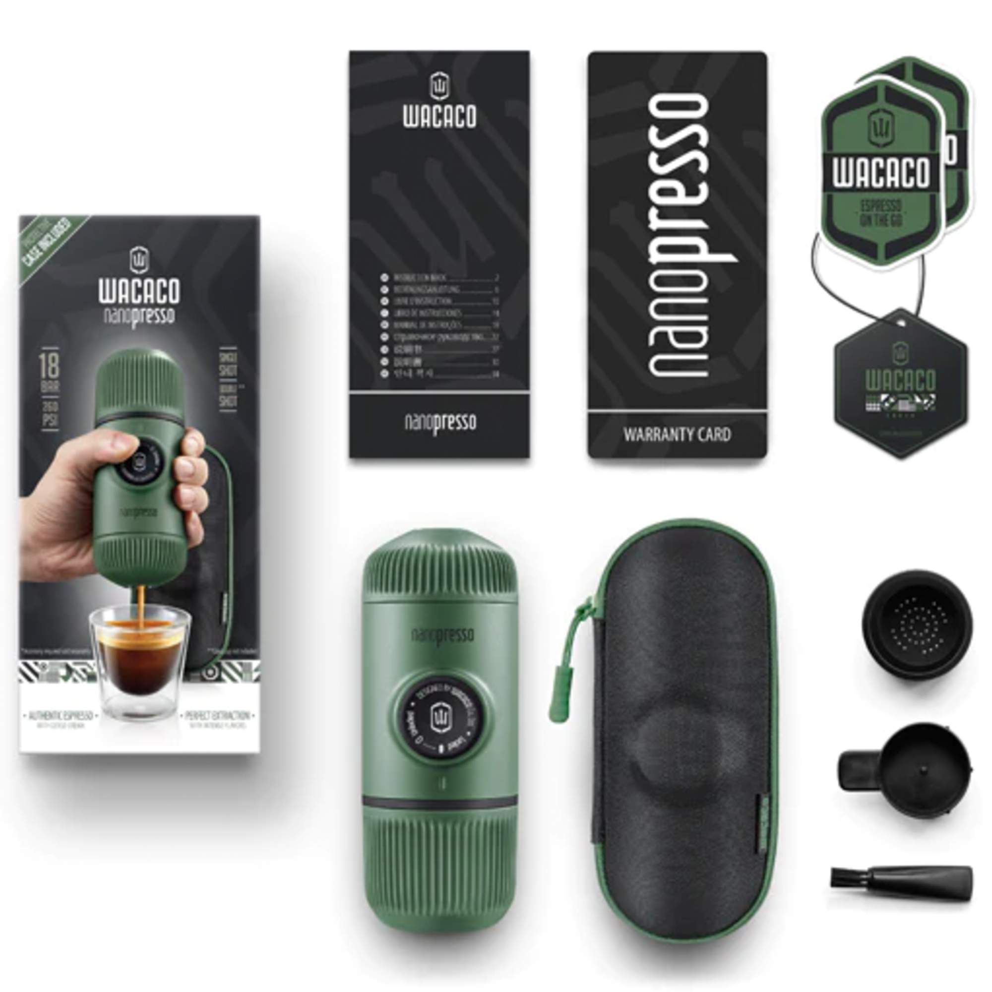 Wacaco NANOPRESSO INKL. SCHUTZHÜLLE - Kaffeepresse
