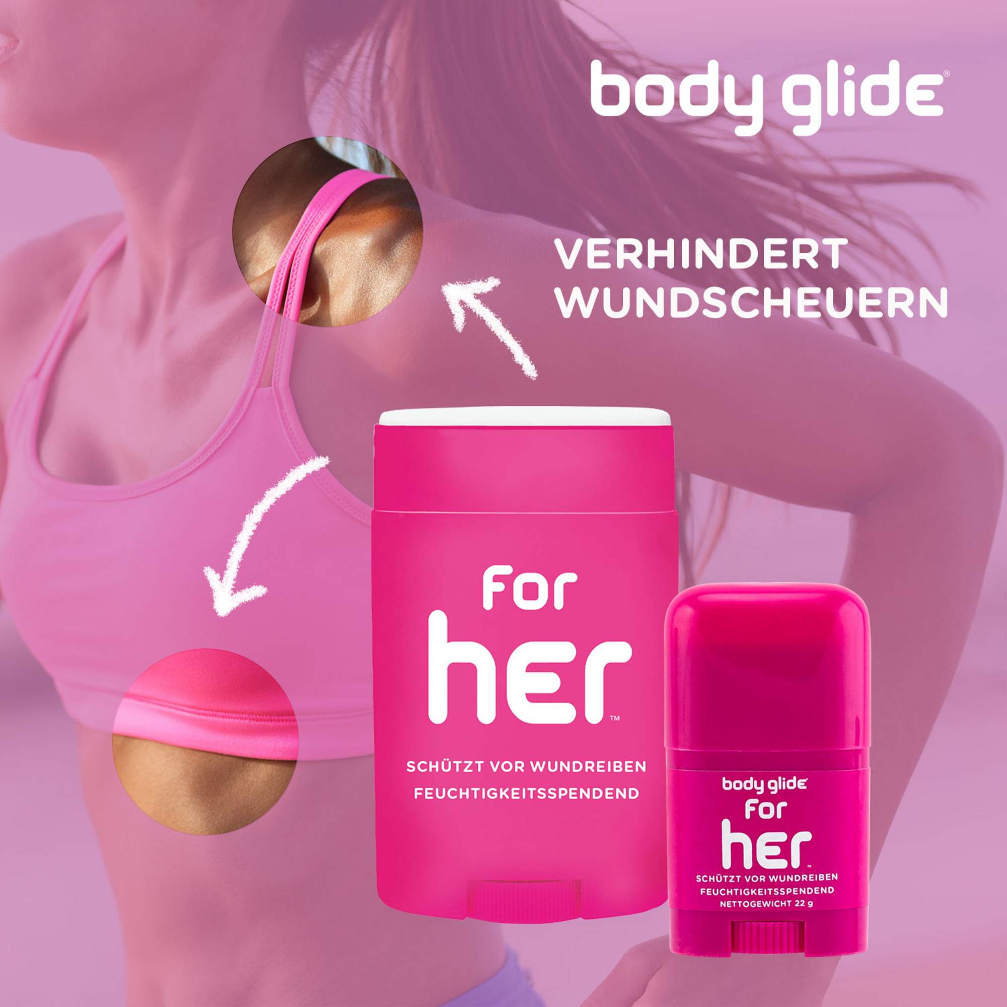 body glide FOR HER POCKET - Hautpflege