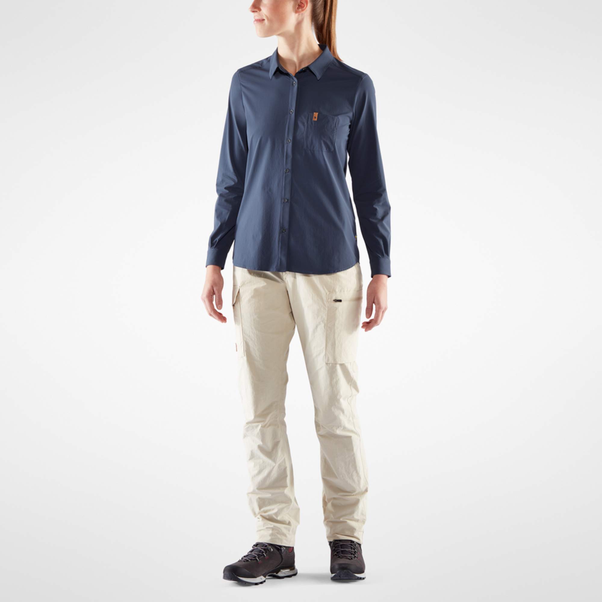 Fjällräven ÖVIK LITE SHIRT LS W Damen - Outdoor Bluse Fjällräven ÖVIK LITE SHIRT LS W Damen - Outdoor Bluse