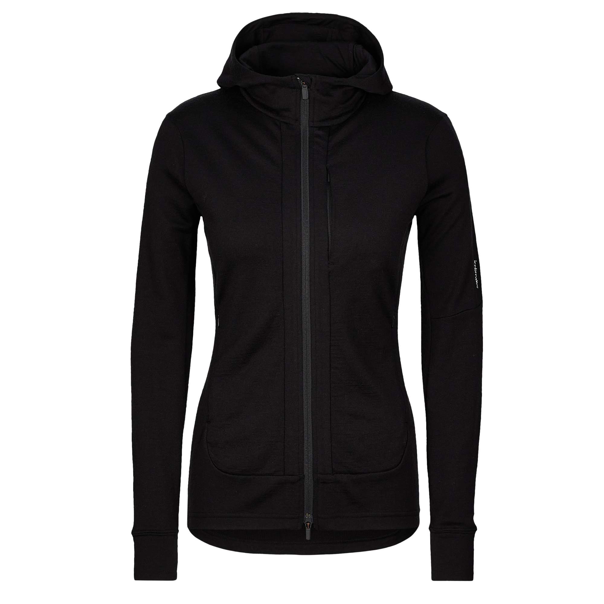 Icebreaker W QUANTUM III LS ZIP HOOD Damen - Wolljacke