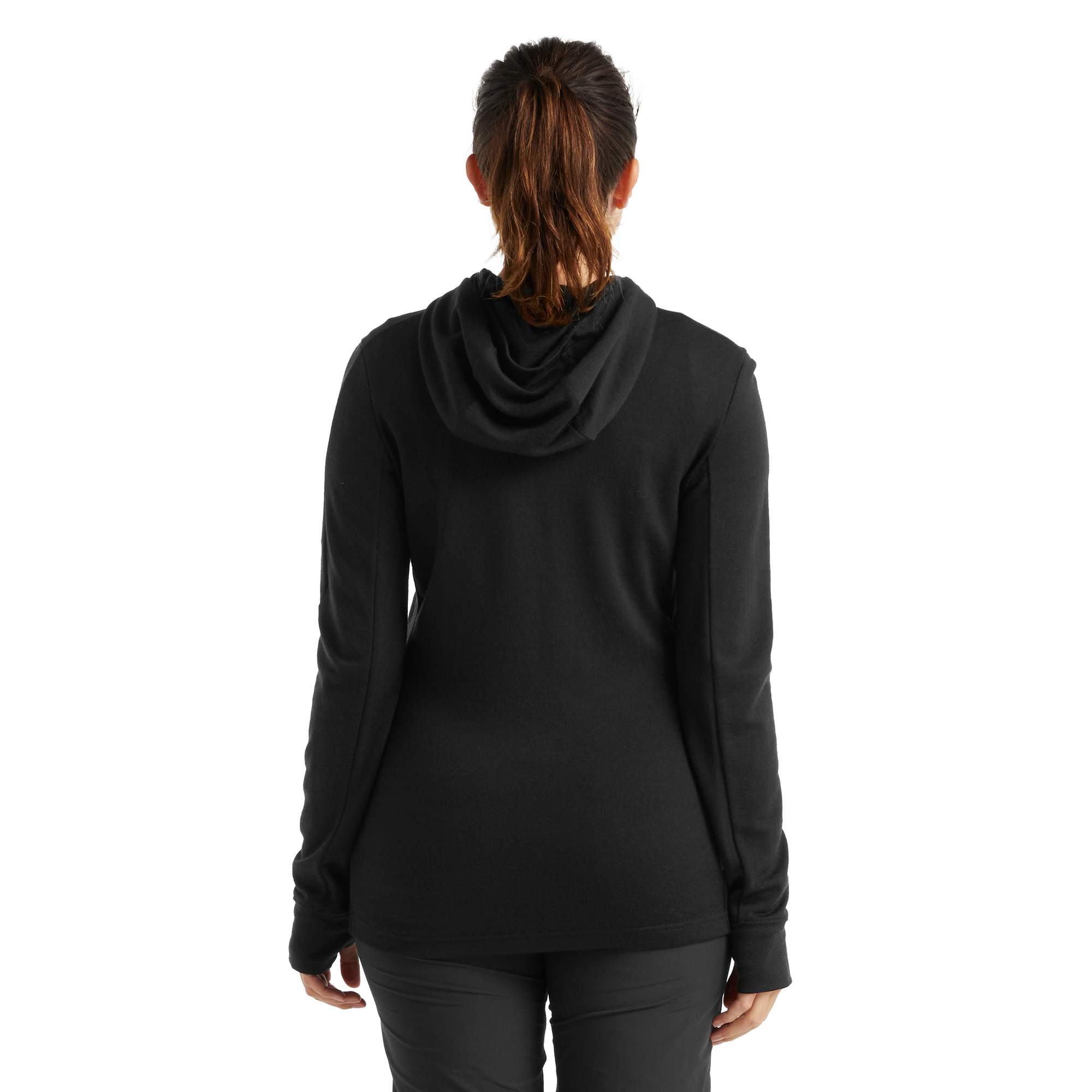 Icebreaker W QUANTUM III LS ZIP HOOD Damen - Wolljacke
